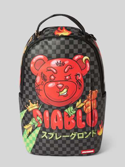 Sprayground Rugzak met motiefprint, model 'WTF DIABLO' Middengrijs - 2