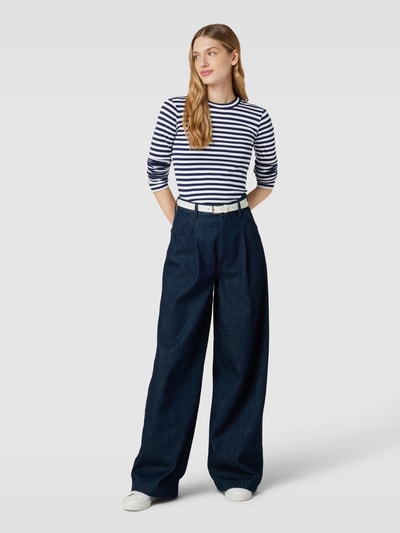 Polo Ralph Lauren Bluzka z długim rękawem z wzorem w paski Granatowy 1