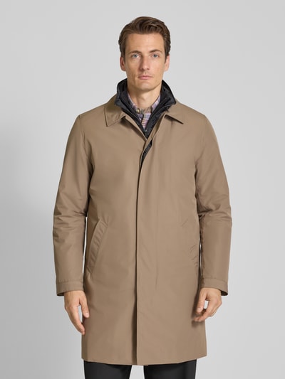 Lindbergh Mantel mit Stehkragen und Eingrifftaschen Sand 4