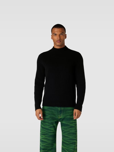 Filippa K Sweatshirt mit Strukturmuster Modell 'johannes' Black 7