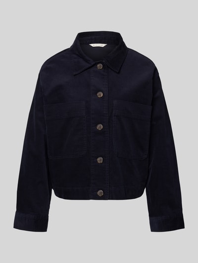 Tom Tailor Regular fit corduroy blazer van katoenmix Donkerblauw - 2