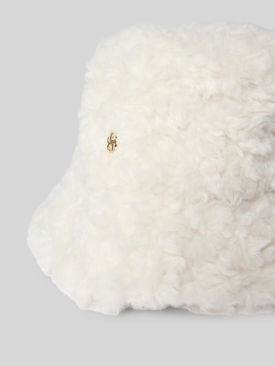 BOSS Czapka typu bucket hat z futerka model ‘VALENTYNE’ Biały 2