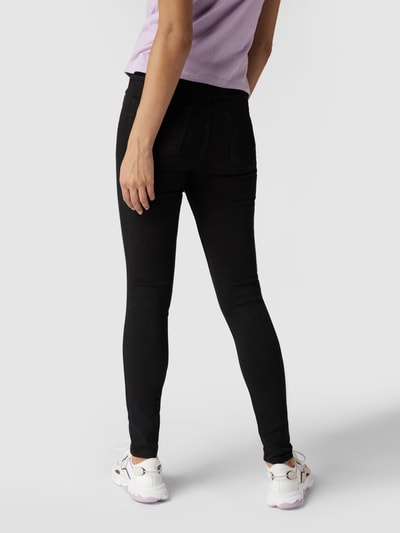 Review Skinny fit high waist jeans met stretch  Zwart - 5