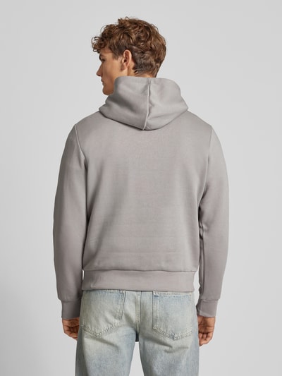 Jack & Jones Hoodie mit Label-Print Modell 'ECORP' Hellgrau 5