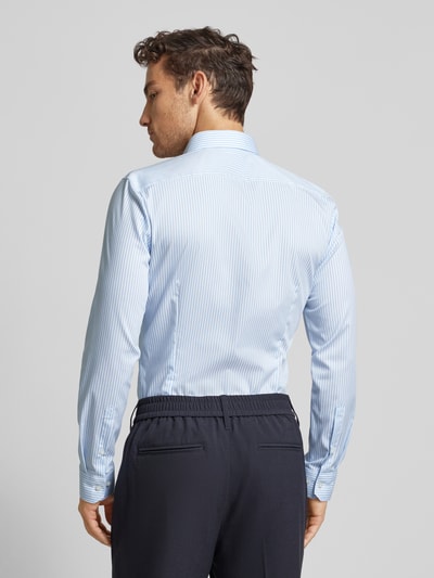 OLYMP No. Six Super slim fit zakelijk overhemd met kentkraag Bleu - 5