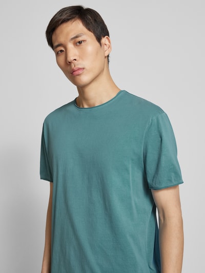 Strellson T-shirt met ronde hals, model 'Philo' Turquoise - 3