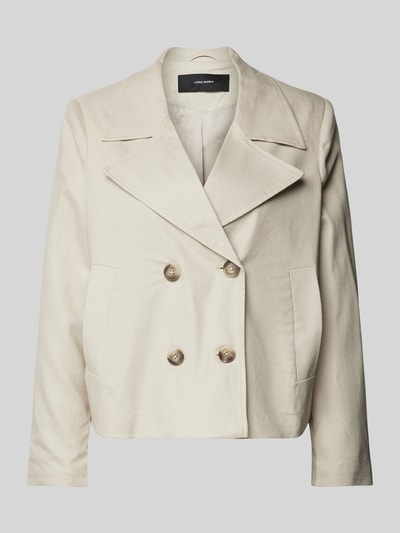 Vero Moda Korte trenchcoat met reverskraag Zand - 2