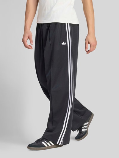 adidas Originals Loose Fit Sweatshirt aus Baumwoll-Mix mit Logo-Stitching Black 4