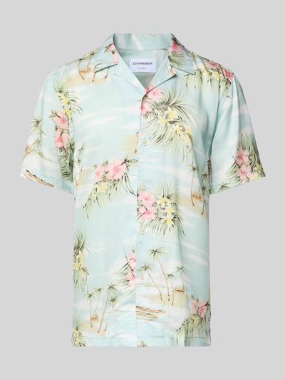 Lindbergh Relaxed fit vrijetijdsoverhemd van lyocell met reverskraag Lichtblauw - 2