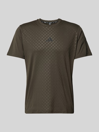 Adidas Training T-shirt z detalem z logo Antracytowy 2