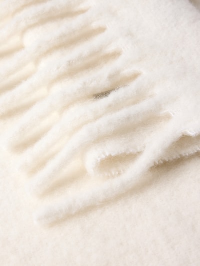 Marc Cain Schal mit Ausfransungen Offwhite 2