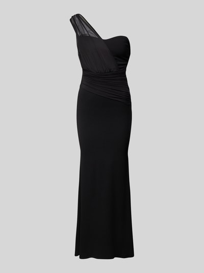 SISTAGLAM Abendkleid mit Raffungen Modell 'ILECTRA' Black 2