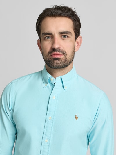 Polo Ralph Lauren Vrijetijdsoverhemd met knoopsluiting Lichtturquoise - 3