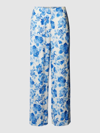 Mango Stoffhose mit Allover-Print Modell 'MILOS' Blau 2