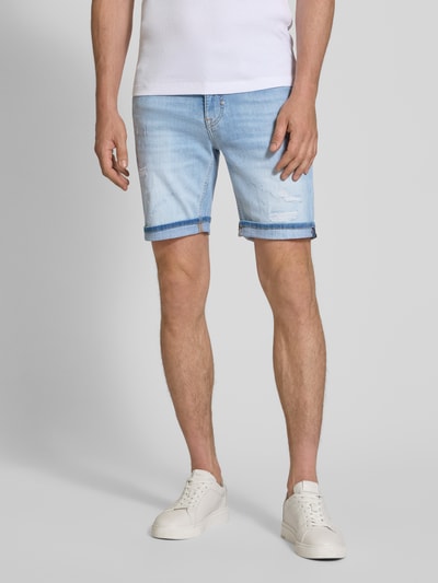 Antony Morato Skinny Fit Jeansshorts im Destroyed-Look Jeansblau 4