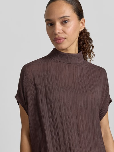 someday. Regular Fit Bluse aus reiner Viskose Modell 'Lisea' Schoko 3