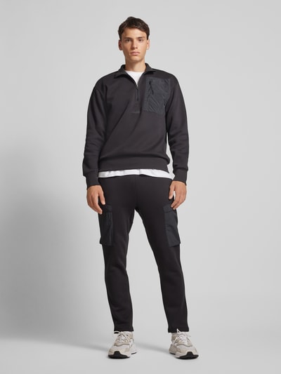 ADIDAS SPORTSWEAR Sweatshirt met opstaande kraag Zwart - 1