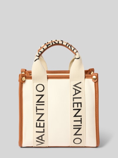 VALENTINO BAGS Handtasche mit Label-Details Modell 'CANDLE' Cognac 3