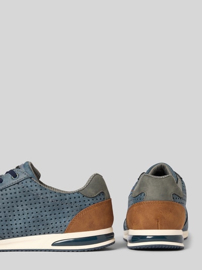 bugatti Sneakers met labelprint, model 'Trevor' Blauw - 2