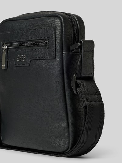 BOSS Umhängetasche mit Label-Applikation Modell 'Lewis' Black 3