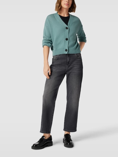 Weekend Max Mara Gebreid jack met extra brede schouders, model 'OBLIO' Mint - 1
