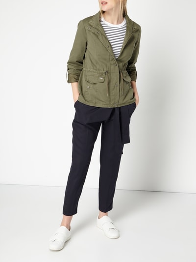 Vero Moda Outdoor Jacke mit Stehkragen Oliv 1