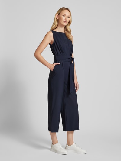 Betty Barclay Jumpsuit met strikceintuur Marineblauw - 1