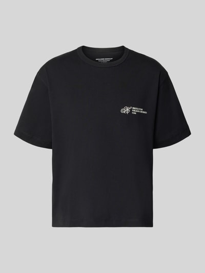Jack & Jones T-Shirt mit Label-Stitching Black 2