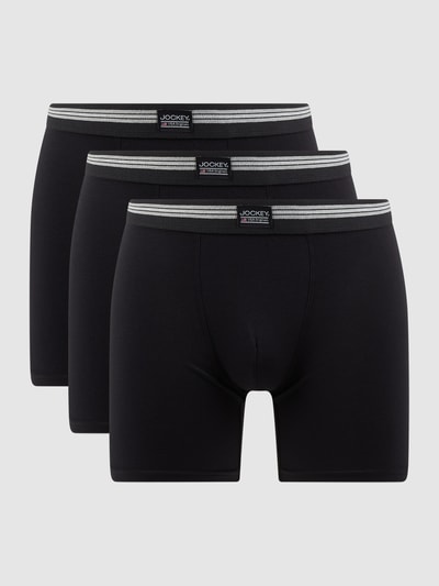 Jockey Boxershort met labeldetail in een set van 3 stuks Zwart - 1