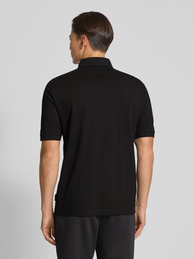 ARMANI EXCHANGE Koszulka polo o kroju regular fit z logo Czarny 5