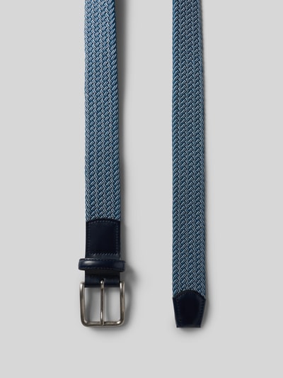 Lloyd Men's Belts Gevlochten riem in two-tone-stijl Marineblauw - 3