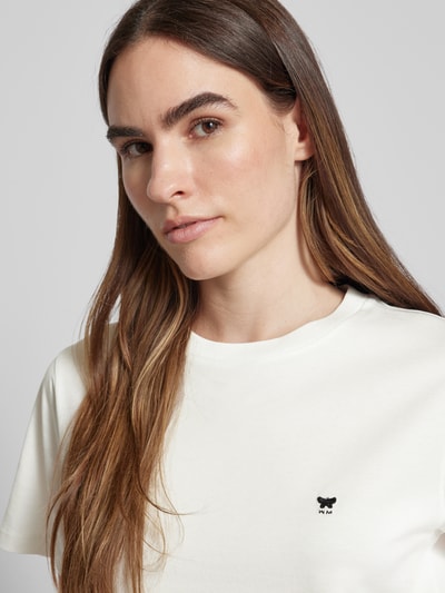 Weekend Max Mara T-Shirt mit Logo-Stitching Modell 'VENACO' Weiss 3