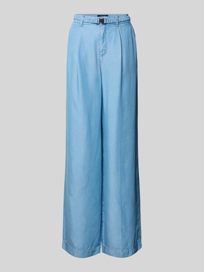 Marc Cain Wide Fit Jeans mit Bundfalten Hellblau 2
