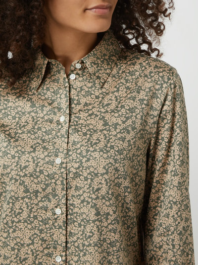 MARC O POLO Blouse met bloemmotief  Kaki - 3