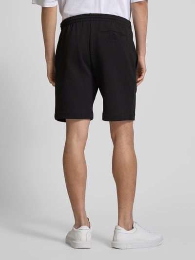 Lacoste Regular Fit Sweatshorts mit elastischem Bund Black 5