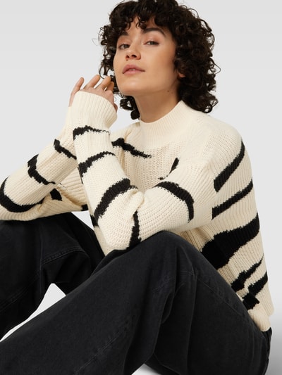 Vila Strickpullover mit Turtleneck Modell 'LUANA' Offwhite 3