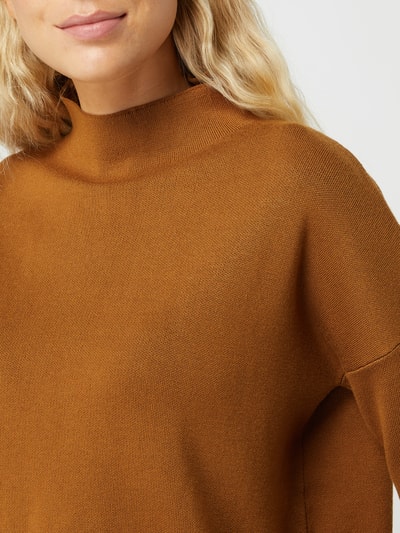 Jake*s Collection Oversized pullover met opstaande kraag  Messing - 3