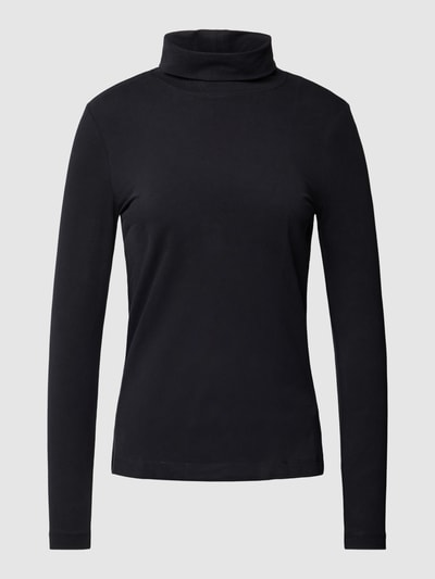 Esprit Shirt met lange mouwen en col Zwart - 2