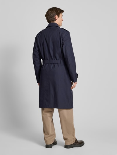 Strellson Trenchcoat mit Taillengürtel Modell 'Summer12' Marine 5