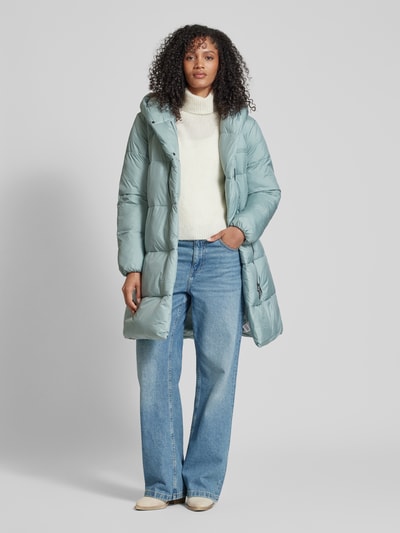 Calvin Klein Womenswear Steppmantel mit Kapuze Modell 'CORDOBA' Rauchblau 1