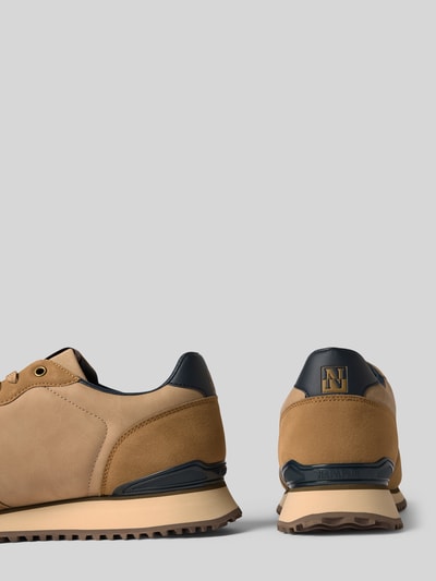 Napapijri Sneakers met vetersluiting Taupe - 2