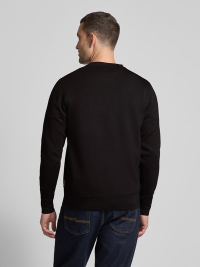 Casual Friday Sweatshirt mit gerippten Abschlüssen Modell 'Sebastian' Black 5