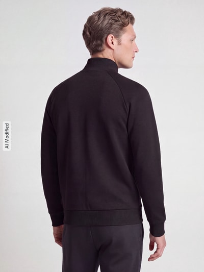 BOSS Green Sweatshirtjacke mit Logo-Detail Black 5