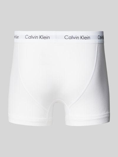 Calvin Klein Underwear Trunks mit Label-Bund im 3er-Pack Weiss 3