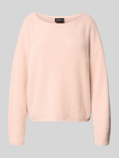 s.Oliver BLACK LABEL Regular Fit Pullover mit Viskose-Anteil Rose 2