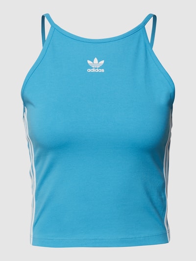 adidas Originals Top met labelstrepen Lichtblauw - 2