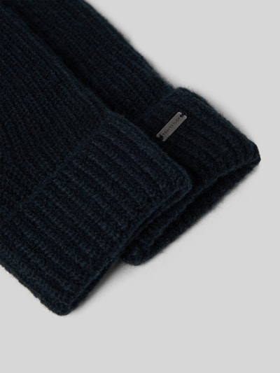 Tom Tailor Fäustlinge in Ripp-Strick-Optik Marine 2