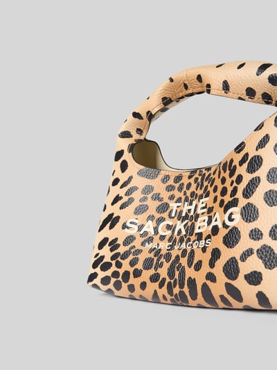 Marc Jacobs Handtasche mit Label-Print Hellbraun 2