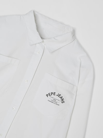 Pepe Jeans Bluse aus Baumwolle Modell 'Zandra'  Weiss 2