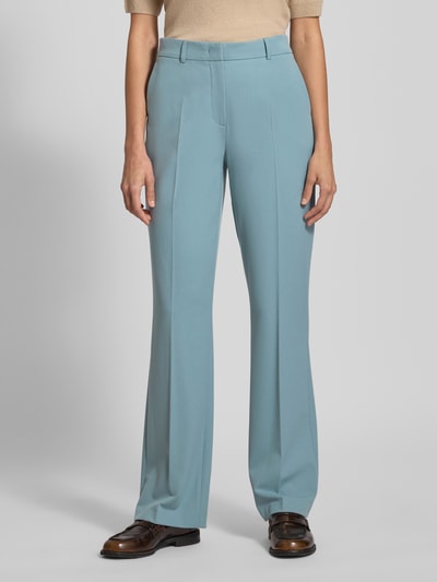 Christian Berg Woman Selection Spodnie do garnituru o szerokim kroju z dodatkiem wiskozy Szaroniebieski 4